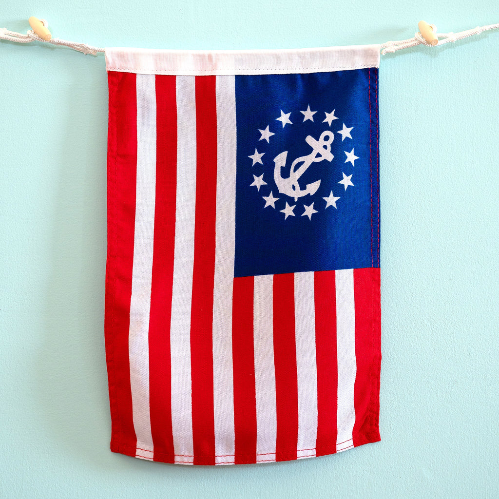 U.S. Yacht Ensign Flag - 10" x 15" - Maritime Tribes USASignal Flag