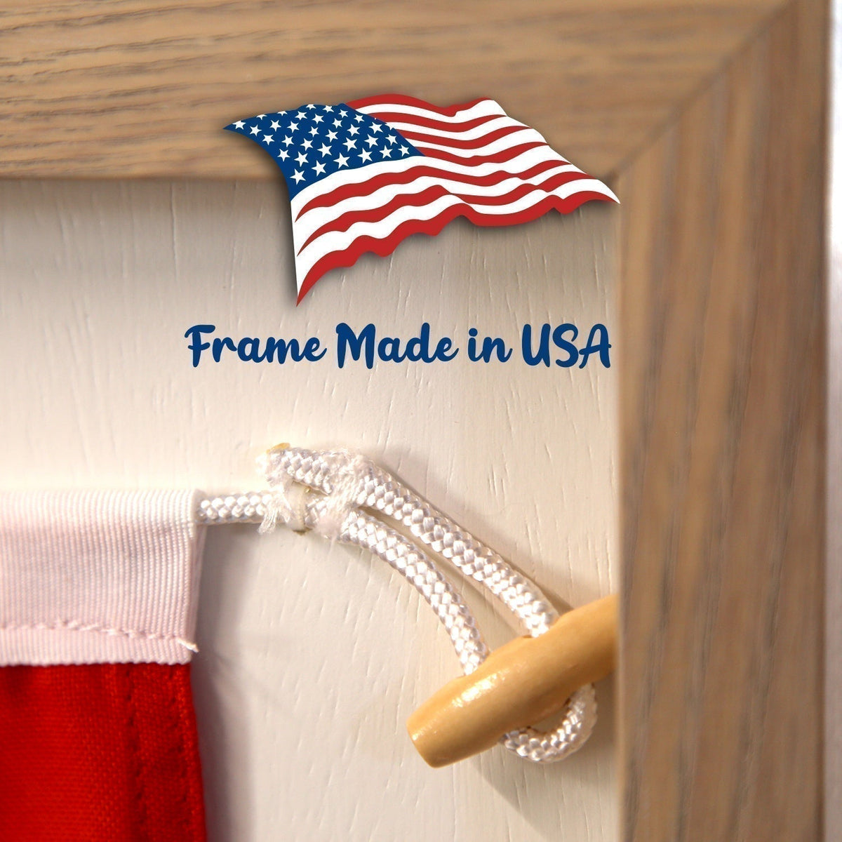 "W" Nautical Flag in Glass-Free Shadow Box Frame - Maritime Tribes USA