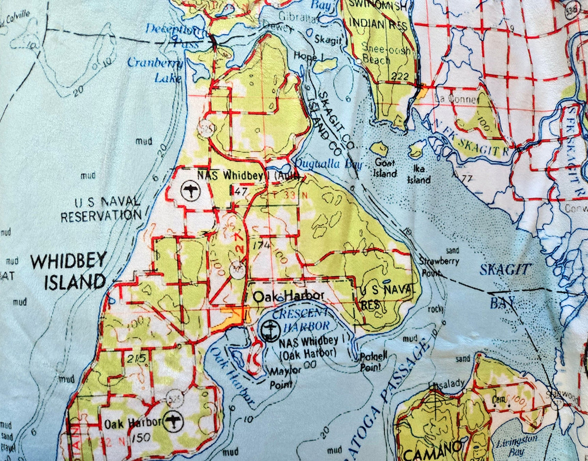 Whidbey Island & Fidalgo island Blanket - Maritime Tribes USABlanket