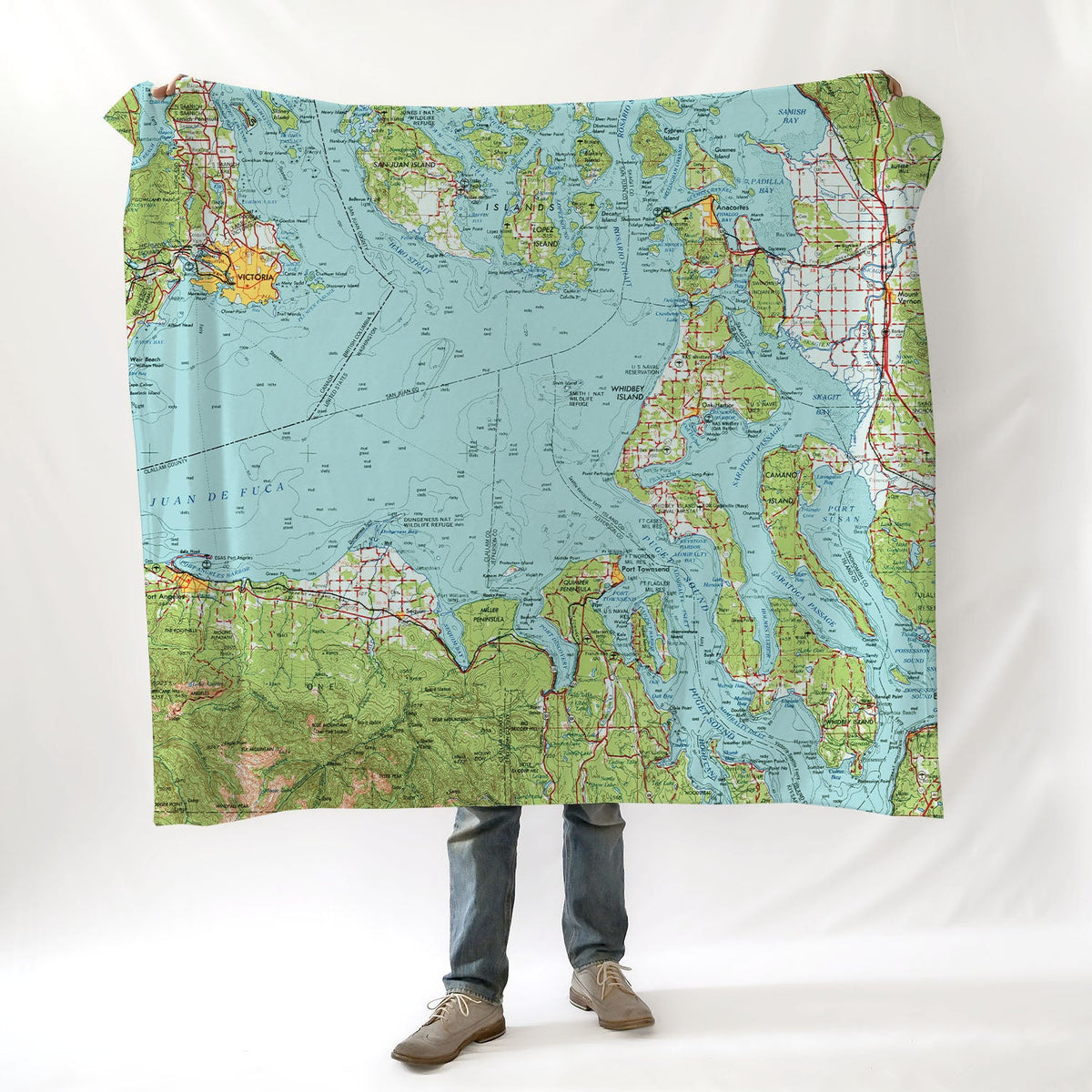 Whidbey Island & Fidalgo island Blanket - Maritime Tribes USABlanket
