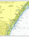 Wilmington, North Carolina Chart Placemat - Maritime Tribes USALaminated Placemat