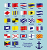 "Y" Nautical Flag in Glass-Free Shadow Box Frame - Maritime Tribes USA