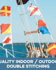 Y (Yankee) Nautical Signal Flag – Traditional Maritime Code Flag - Maritime Tribes USASignal Flag