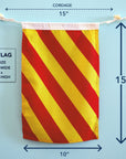 Y (Yankee) Nautical Signal Flag – Traditional Maritime Code Flag - Maritime Tribes USASignal Flag