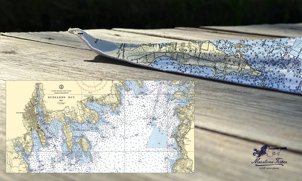 Fairhaven-Sconticut,  MA Nautical Chart Quick Dry Towel