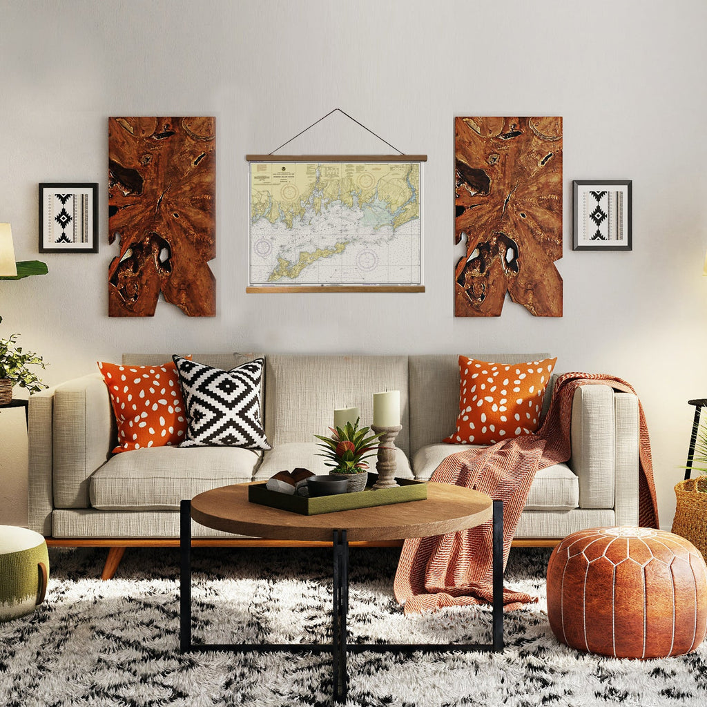 Fishers Island & Fishers Island Sound Chart, 1974 Scroll