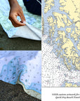 Craig, AK Nautical Chart Quick Dry Towel