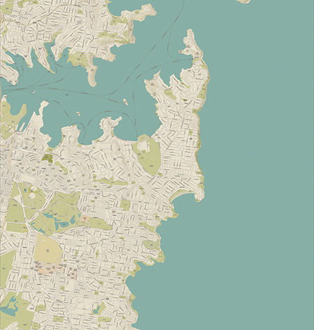 Sydney, AU Shower Curtain