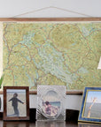 Lake Winnipesaukee Topo Map Scroll