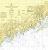 Stamford / Norwalk Nautical Chart Shower Curtain
