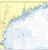 Bay of Fundy Chart (Coast of Maine) Shower Curtain