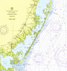 Jersey Shore Vintage Nautical Chart Shower Curtain