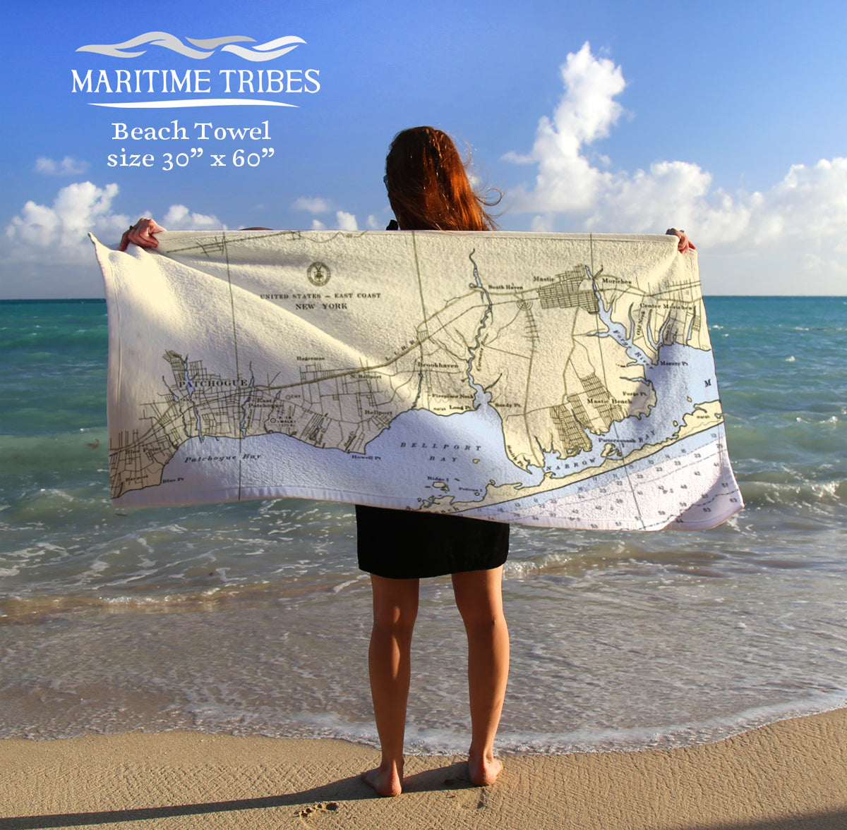 Bellport, Long Island, NY Quick Dry Towel