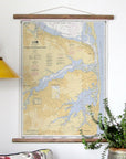 Navesink and Shrewsbury Rivers NJ Nautical Chart Scroll