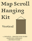 Magnetic Poster Hanging Kit, Vertical Poster Scroll