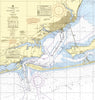 Pensacola, Fl Nautical Chart Shower Curtain