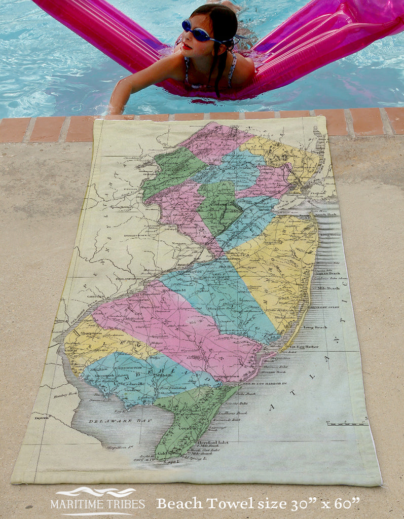 New Jersey Antique map 1835