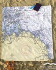 Cohasset, MA Nautical Chart Blanket