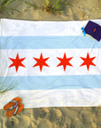 Chicago Flag Blanket