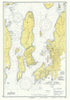 Newport, RI Harbor Chart Scroll