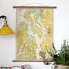 Admiralty Inlet and Puget Sound WA nautical chart Scroll - Maritime Tribes USAScroll