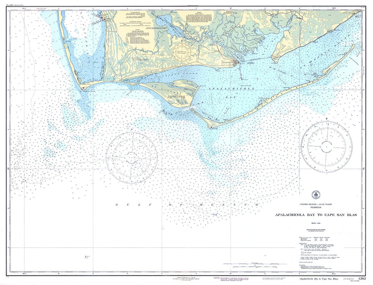 Apalachicola, FL Chart Scroll - Maritime Tribes USAScroll