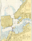 San Francisco Bay, CA Nautical Chart Scroll