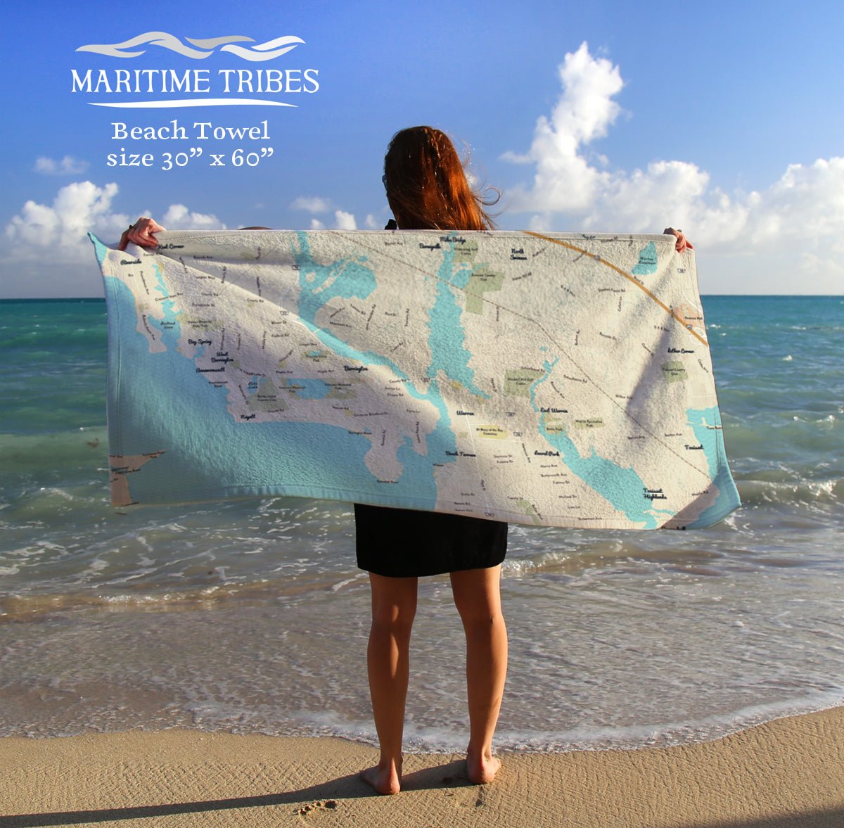 Barrington Modern Wave Quick Dry Towel - Maritime Tribes USATowel