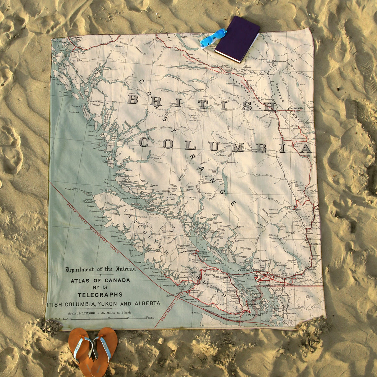 British Columbia, Canada, Province of Blanket - Maritime Tribes USABlanket