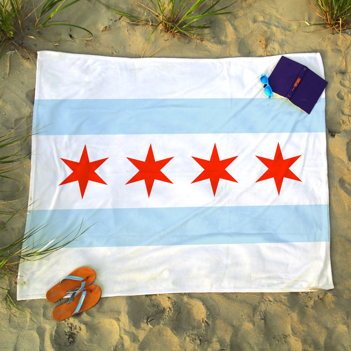 Chicago Flag Blanket - Maritime Tribes USABlanket