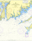 Sakonnet River to Buzzards Bay Nautical Chart Shower Curtain