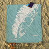 Eastern Shore of Virginia Sea Glass Blanket - Maritime Tribes USABlanket