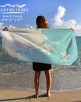 Eastern St Thomas Island USVI Modern Wave Quick Dry Towel - Maritime Tribes USATowel