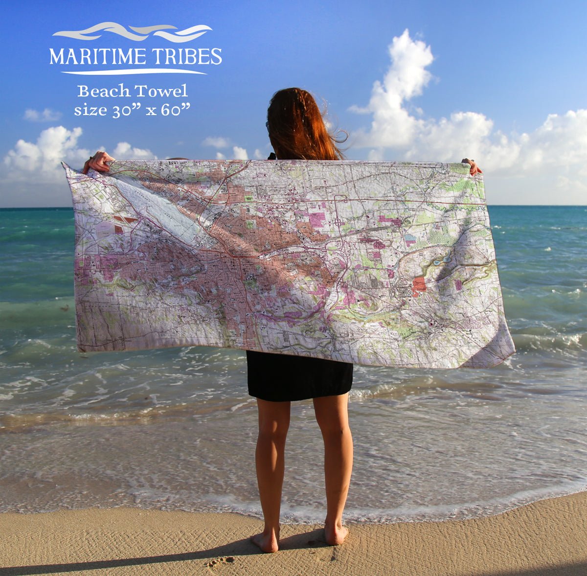 Fayetteville NY Vintage Topo Map Quick Dry Towel - Maritime Tribes USATowel
