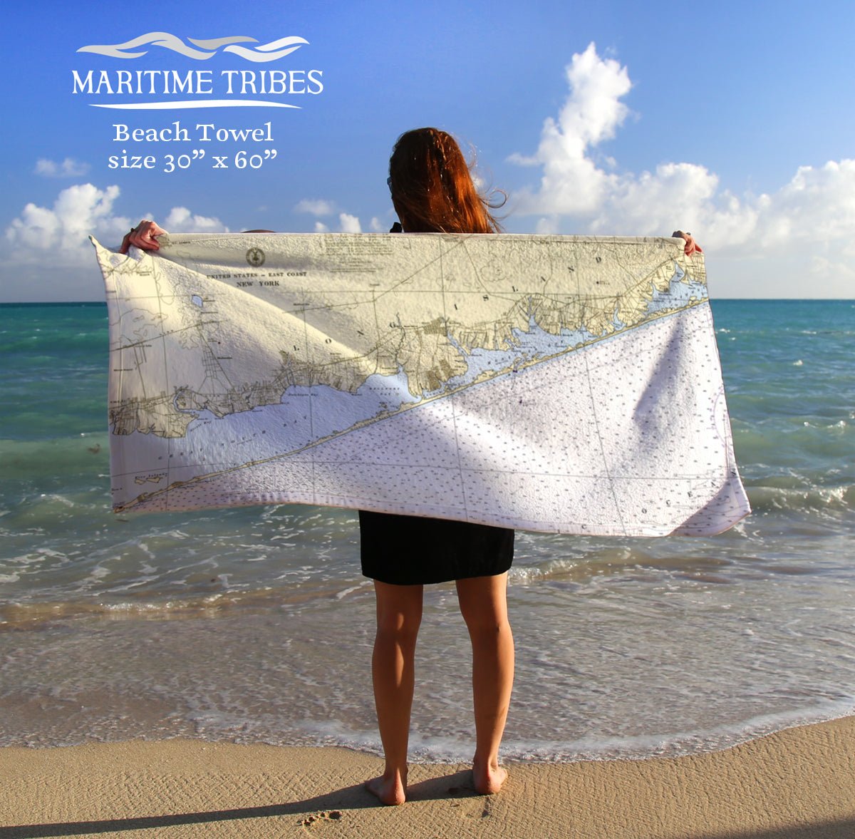 Fire Island, Long Island, NY Quick Dry Towel - Maritime Tribes USATowel