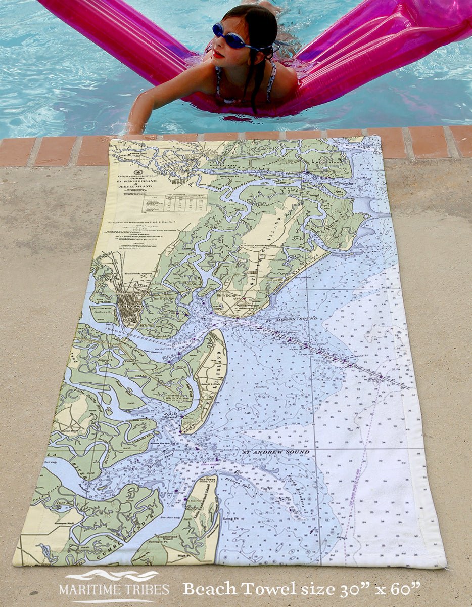 Jekyll & St Simons Island - Maritime Tribes USATowel