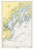Casco Bay w/ Chebeague Island, ME Nautical Chart Scroll