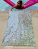 Kewadin MI Topo Map - Maritime Tribes USATowel