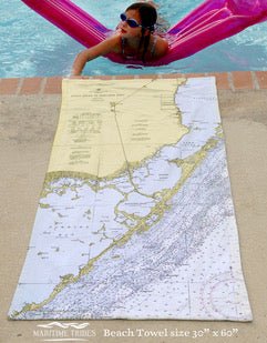 Key Largo FL Chart - Maritime Tribes USATowel