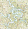 Lake of the Ozarks MO Vintage Topo Map Shower Curtain - Maritime Tribes USAShower Curtain