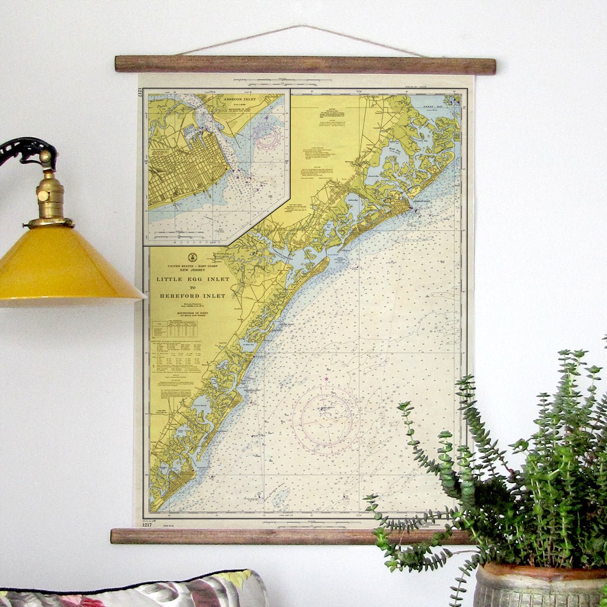 Little Egg Inlet to Hereford Inlet NJ - 1971 Scroll - Maritime Tribes USAScroll