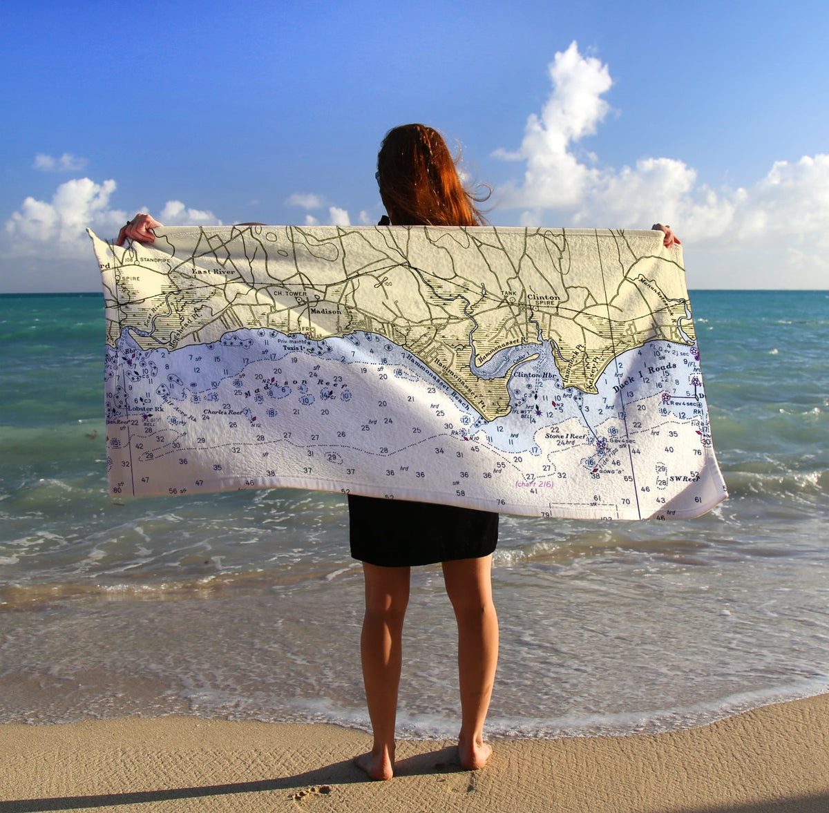 Madison CT Charted Territory Quick Dry Towel - Maritime Tribes USATowel
