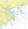 Marblehead & Salem Harbor Nautical Chart Shower Curtain - Maritime Tribes USAShower Curtain