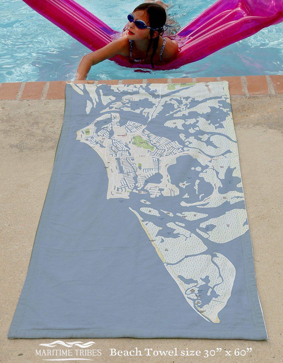 Marco Island, FL - Urban Earth Map - Maritime Tribes USATowel