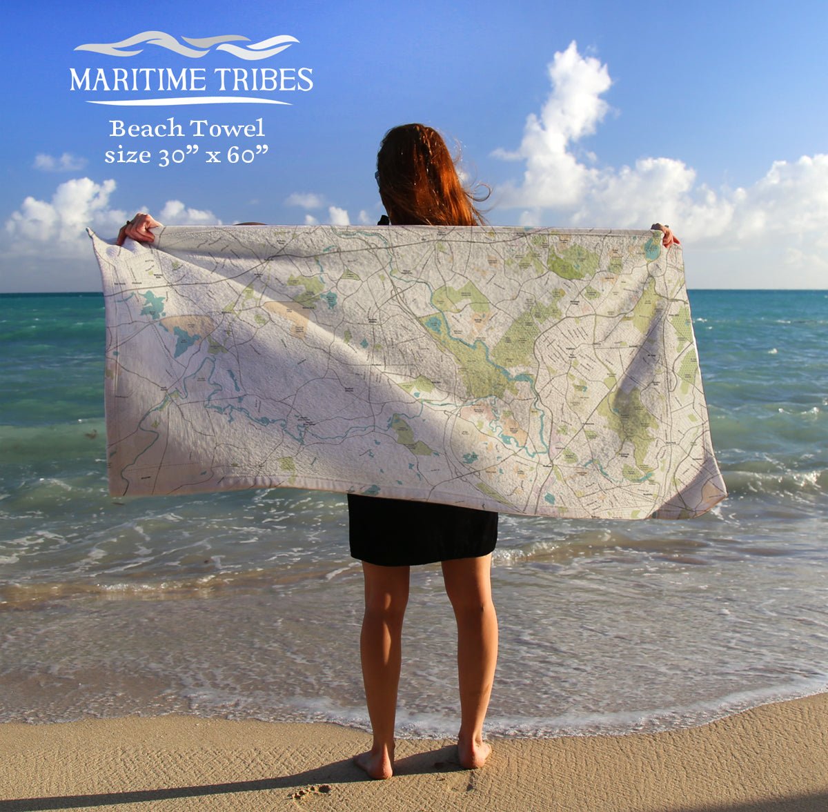 Needham MA topo map - Maritime Tribes USATowel