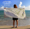 Needham MA topo map Quick Dry Towel - Maritime Tribes USATowel