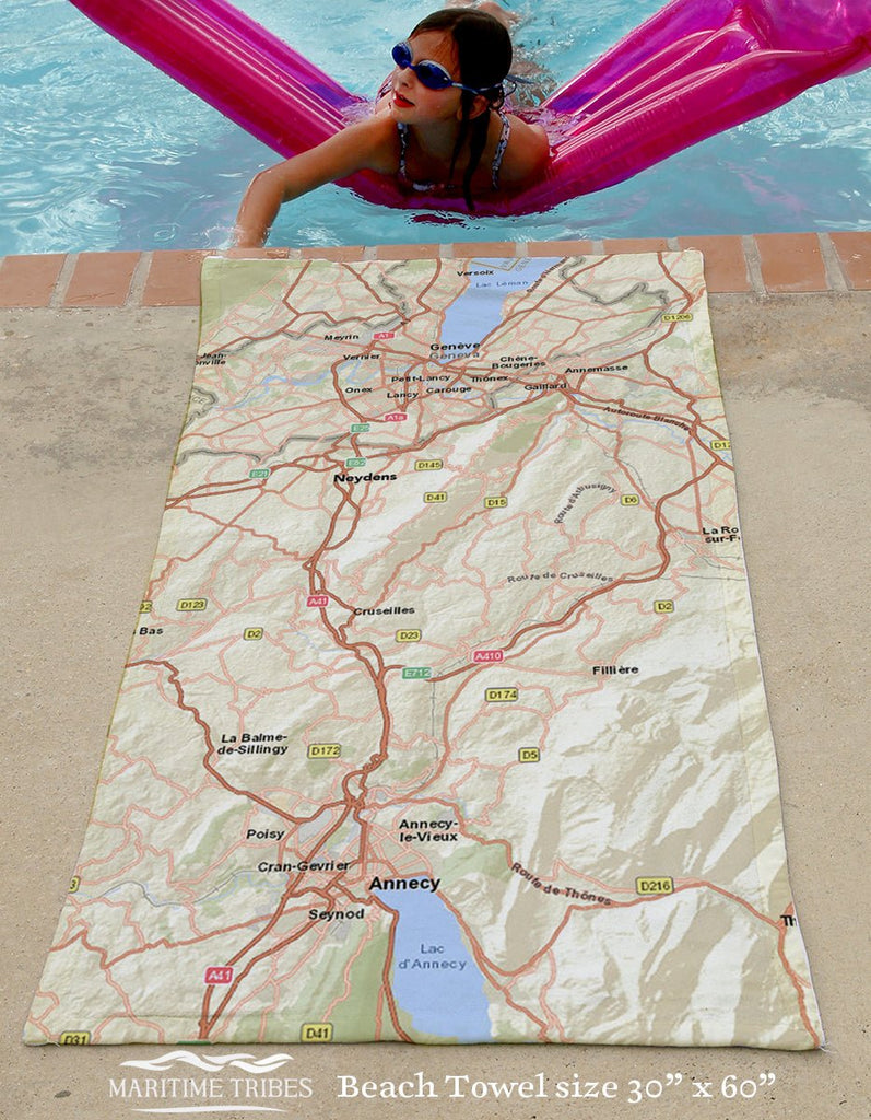 Neydens, France Quick Dry Towel - Maritime Tribes USATowel