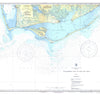Apalachicola, FL - Nautical Chart Shower Curtain
