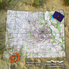 Oxford, OH Topo Style Map Blanket - Maritime Tribes USABlanket