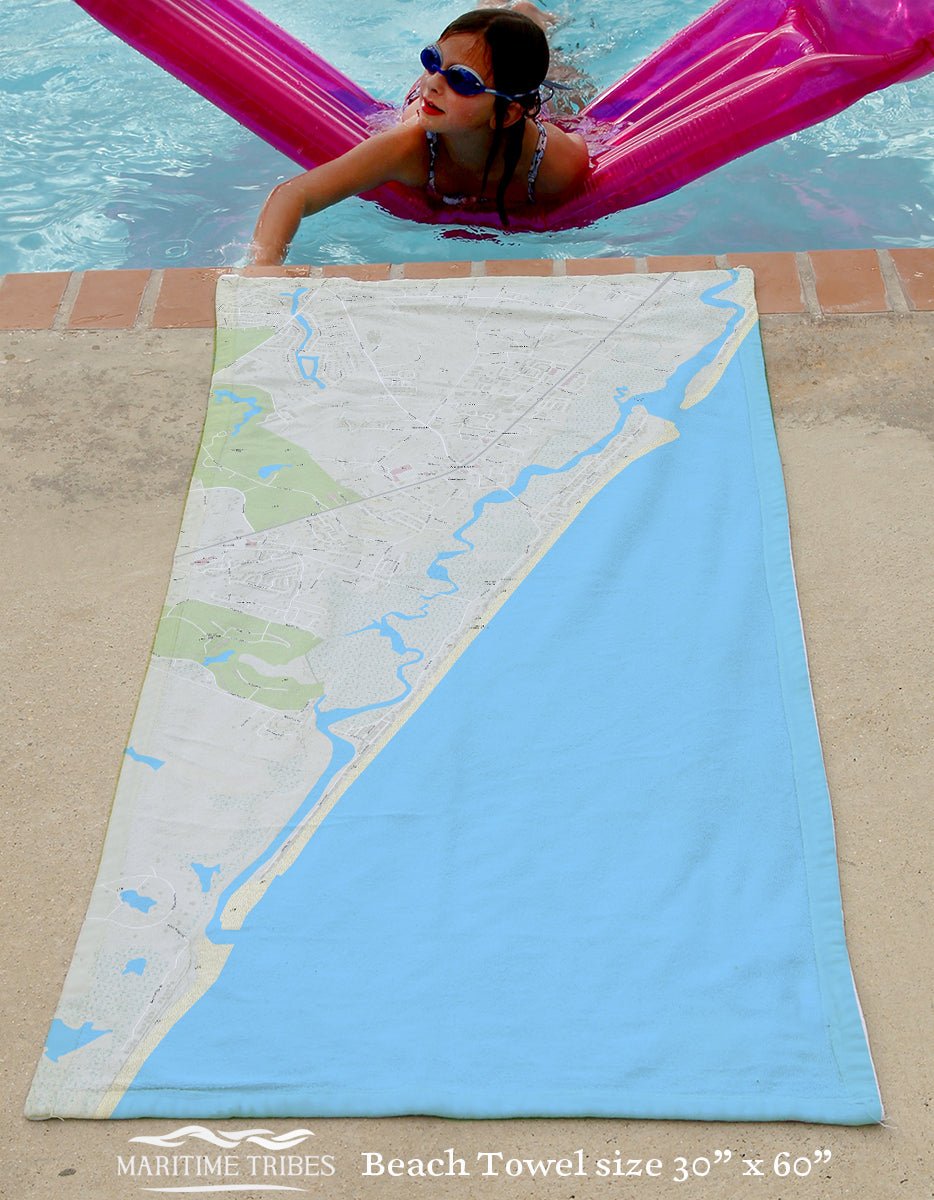 Pawleys Island SC Charted Territory Quick Dry Towel - Maritime Tribes USATowel